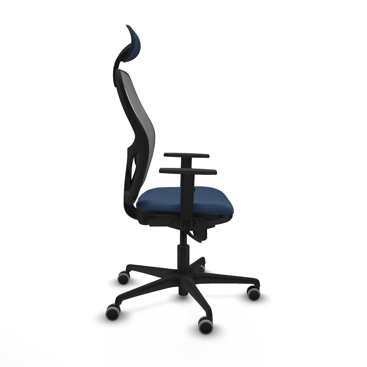 Silla de Oficina con Cabecero Jorquera Piqueras y Crespo 1D036G1 Azul marino