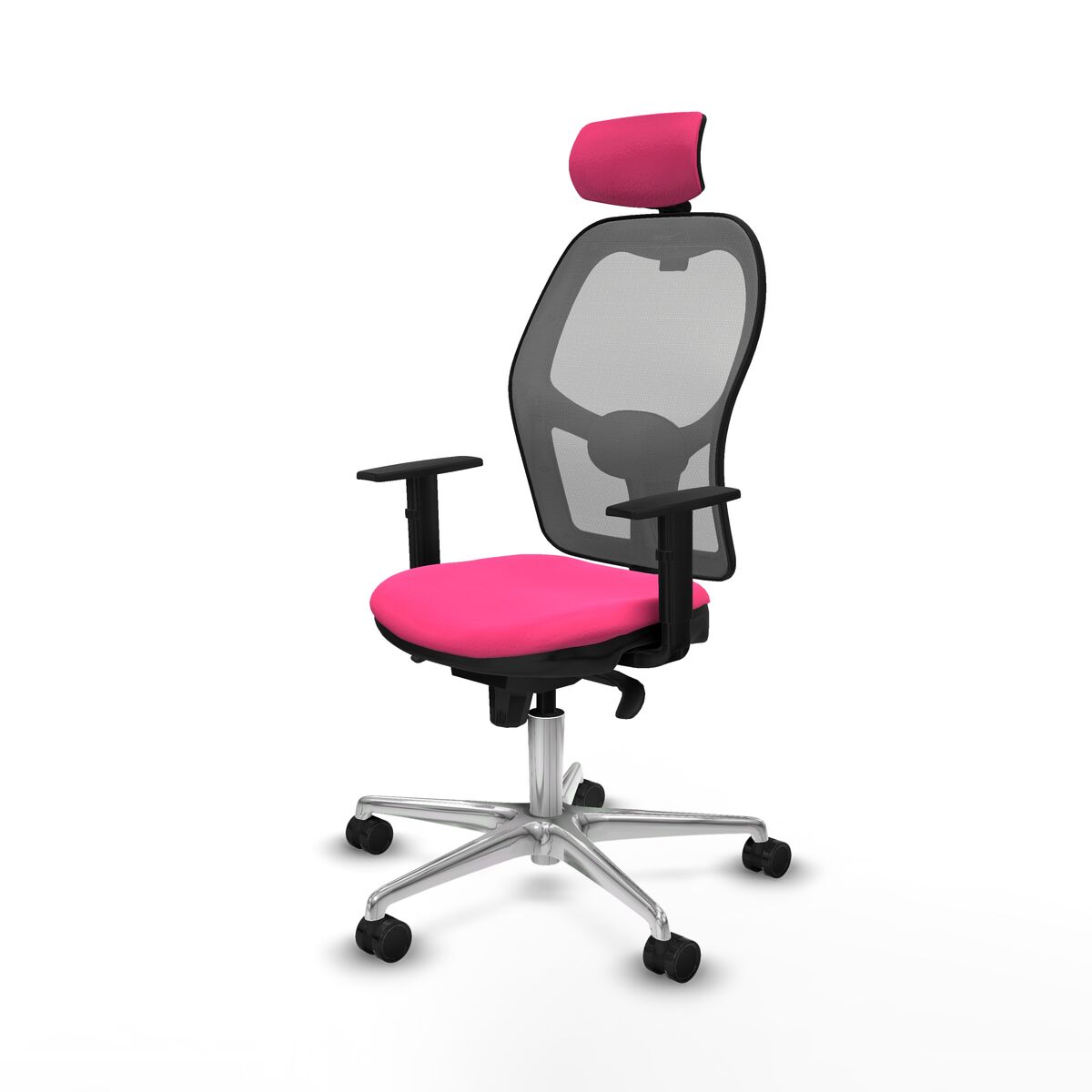 Silla de Oficina con Cabecero Jorquera Piqueras y Crespo 1D086N2 Rosa