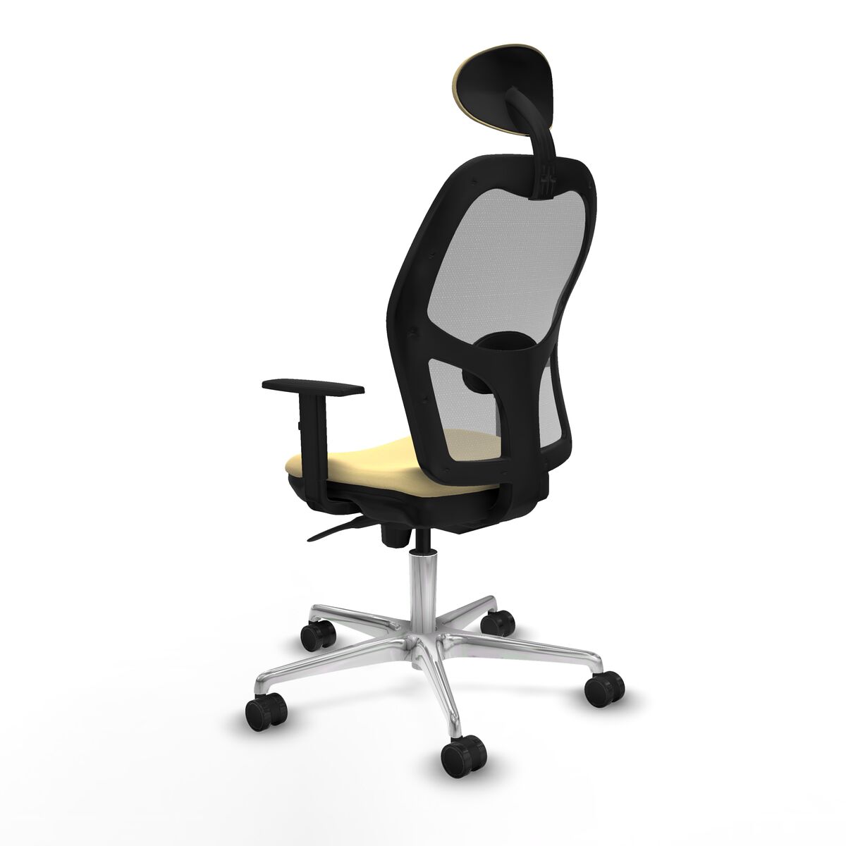 Silla de Oficina con Cabecero Jorquera Piqueras y Crespo 1D086N1 Crema