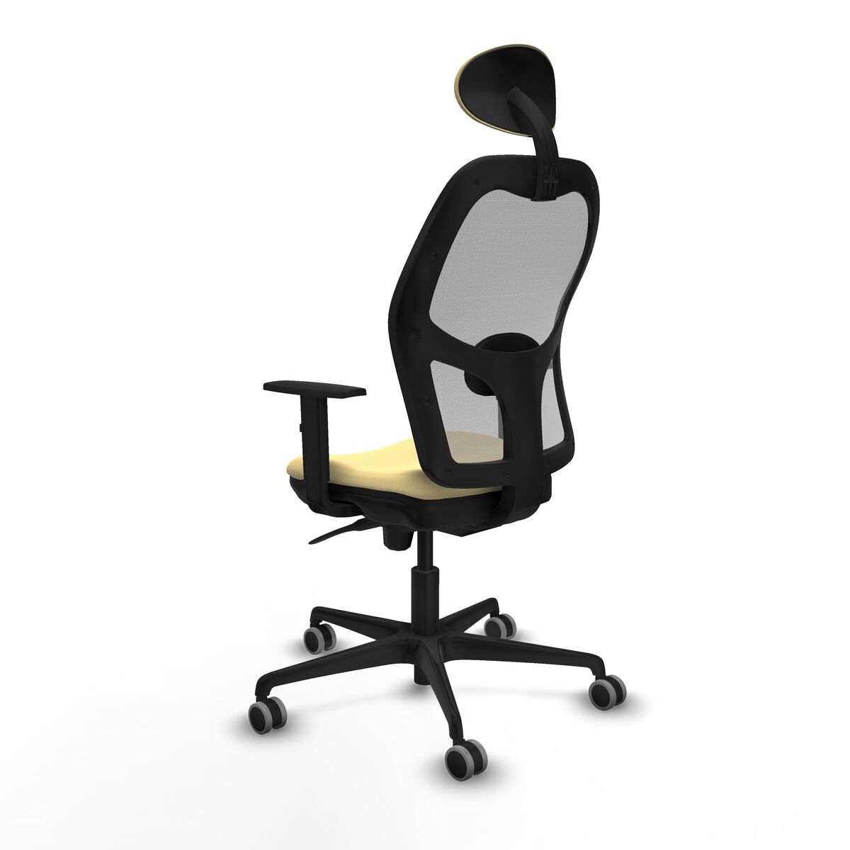 Silla de Oficina con Cabecero Jorquera Piqueras y Crespo 1D036G1 Crema