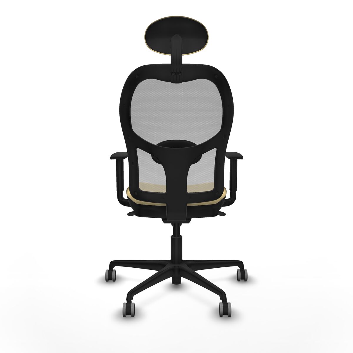 Silla de Oficina con Cabecero Jorquera Piqueras y Crespo 1D036G1 Crema