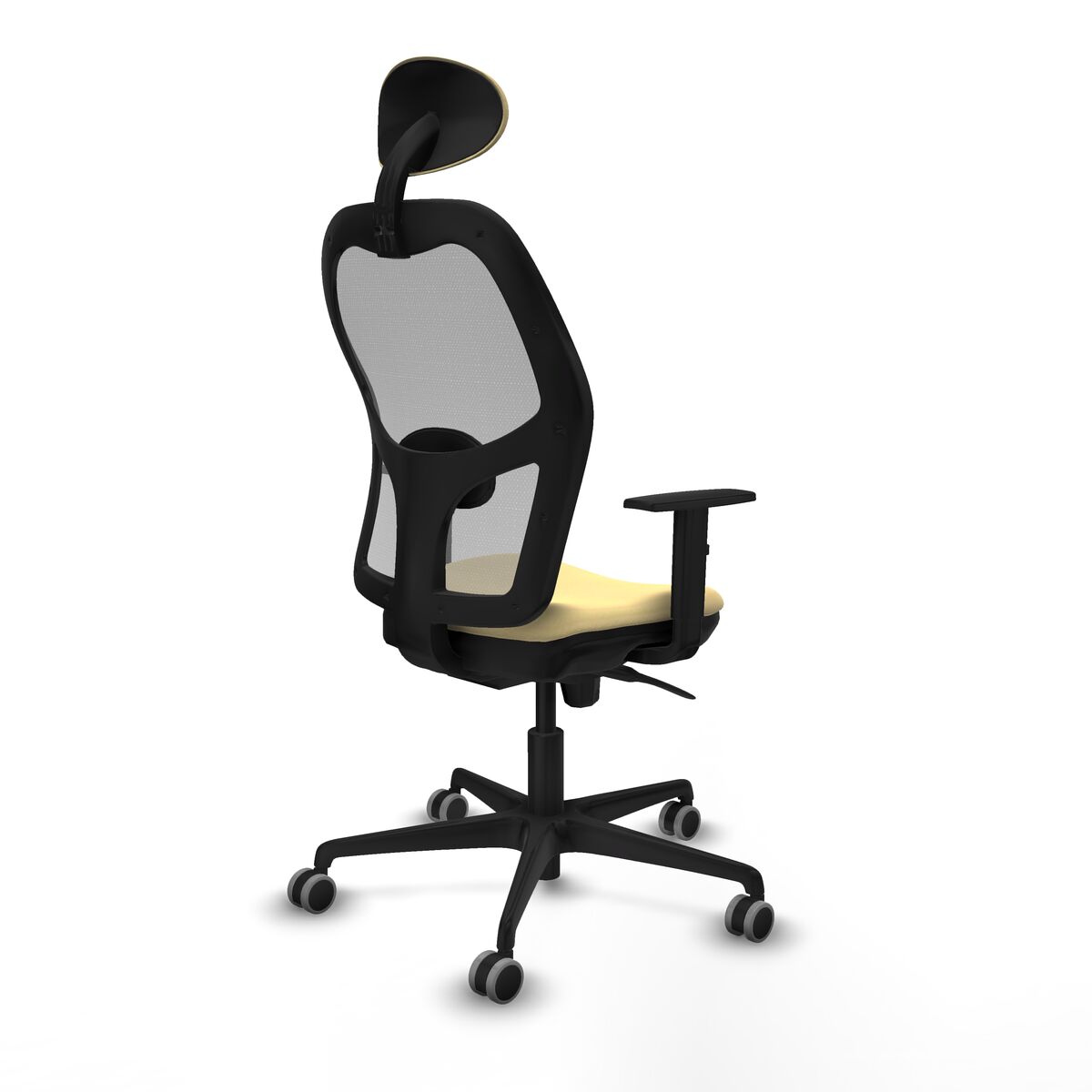 Silla de Oficina con Cabecero Jorquera Piqueras y Crespo 1D036G1 Crema