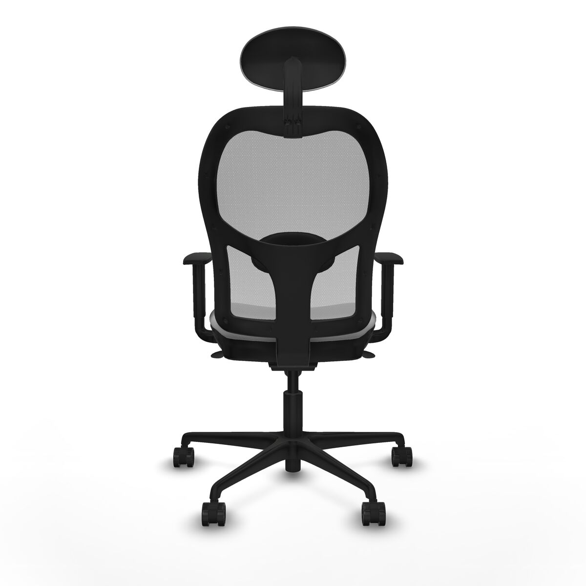 Silla de Oficina con Cabecero Jorquera Piqueras y Crespo 1D036N1 Gris claro