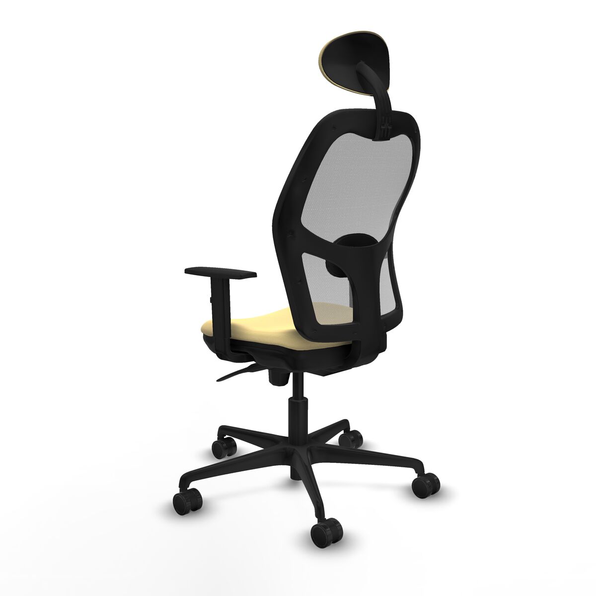 Silla de Oficina con Cabecero Jorquera Piqueras y Crespo 1D036N1 Crema