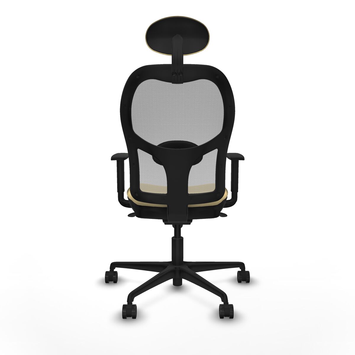 Silla de Oficina con Cabecero Jorquera Piqueras y Crespo 1D036N1 Crema