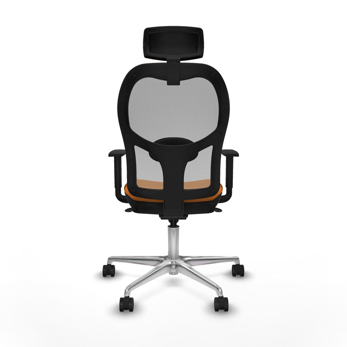 Silla de Oficina con Cabecero Jorquera Piqueras y Crespo 1D086N2 Naranja