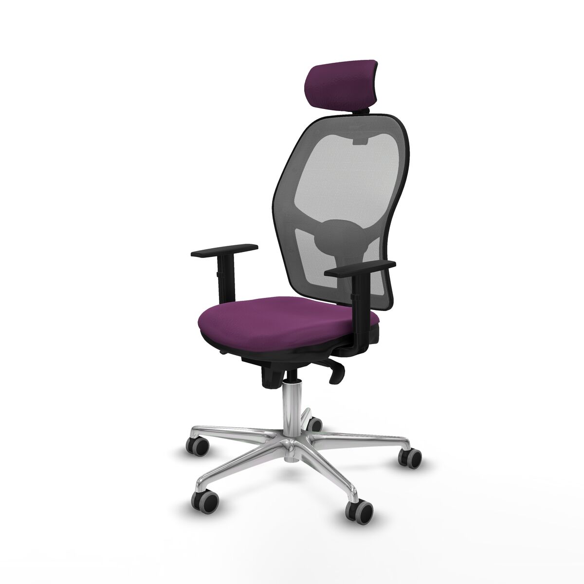 Silla de Oficina con Cabecero Jorquera Piqueras y Crespo 1D086G2 Morado