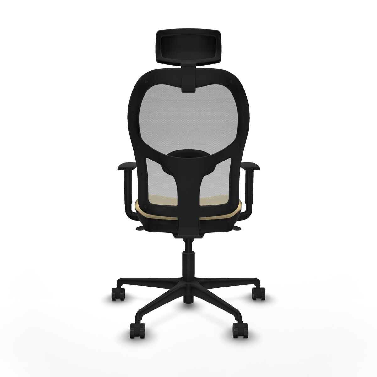 Silla de Oficina con Cabecero Jorquera Piqueras y Crespo 1D036N2 Crema