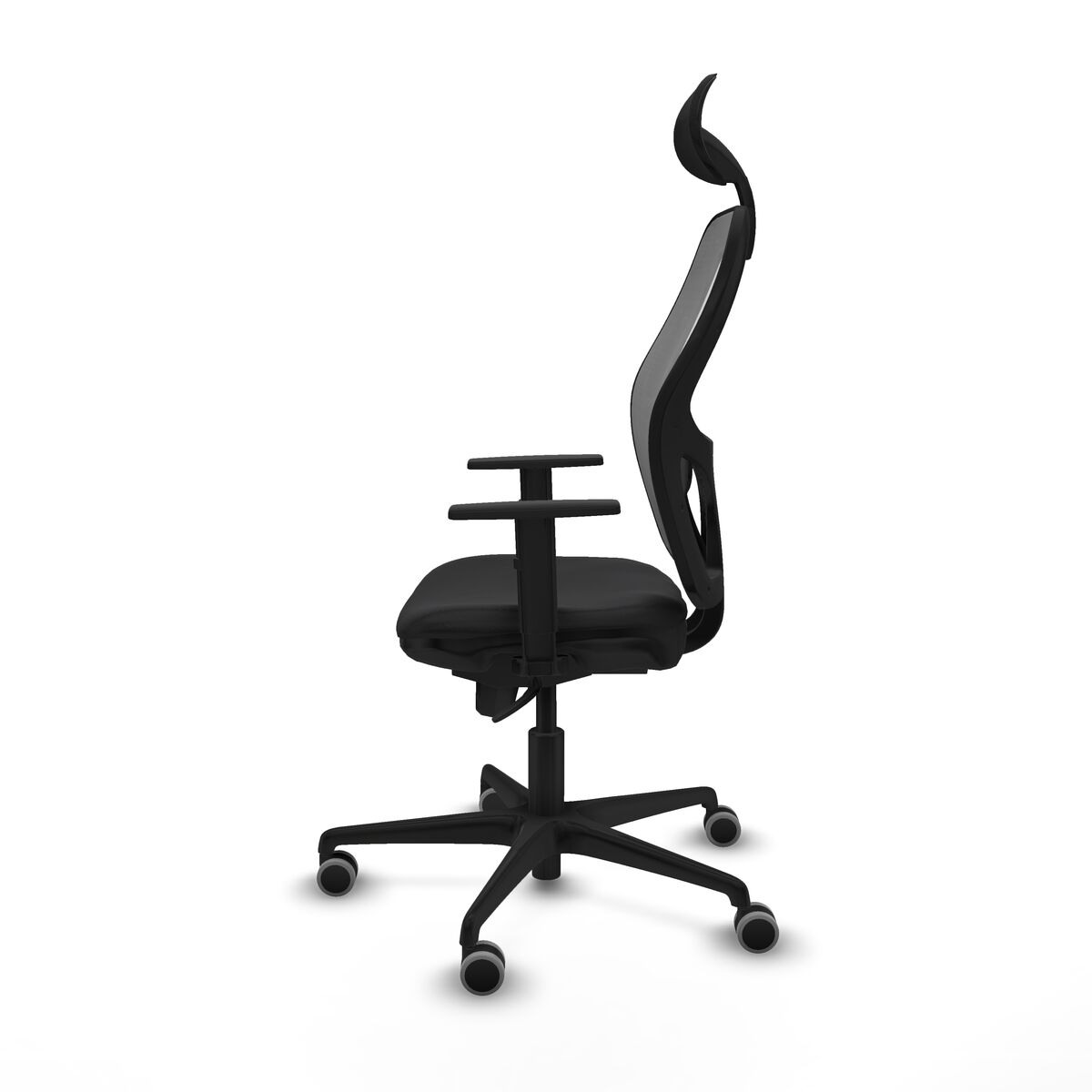 Silla de Oficina con Cabecero Jorquera Piqueras y Crespo 1D036G1 Negro