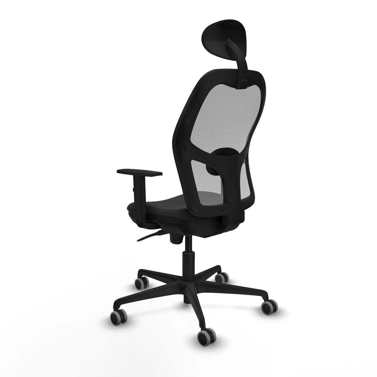 Silla de Oficina con Cabecero Jorquera Piqueras y Crespo 1D036G1 Negro