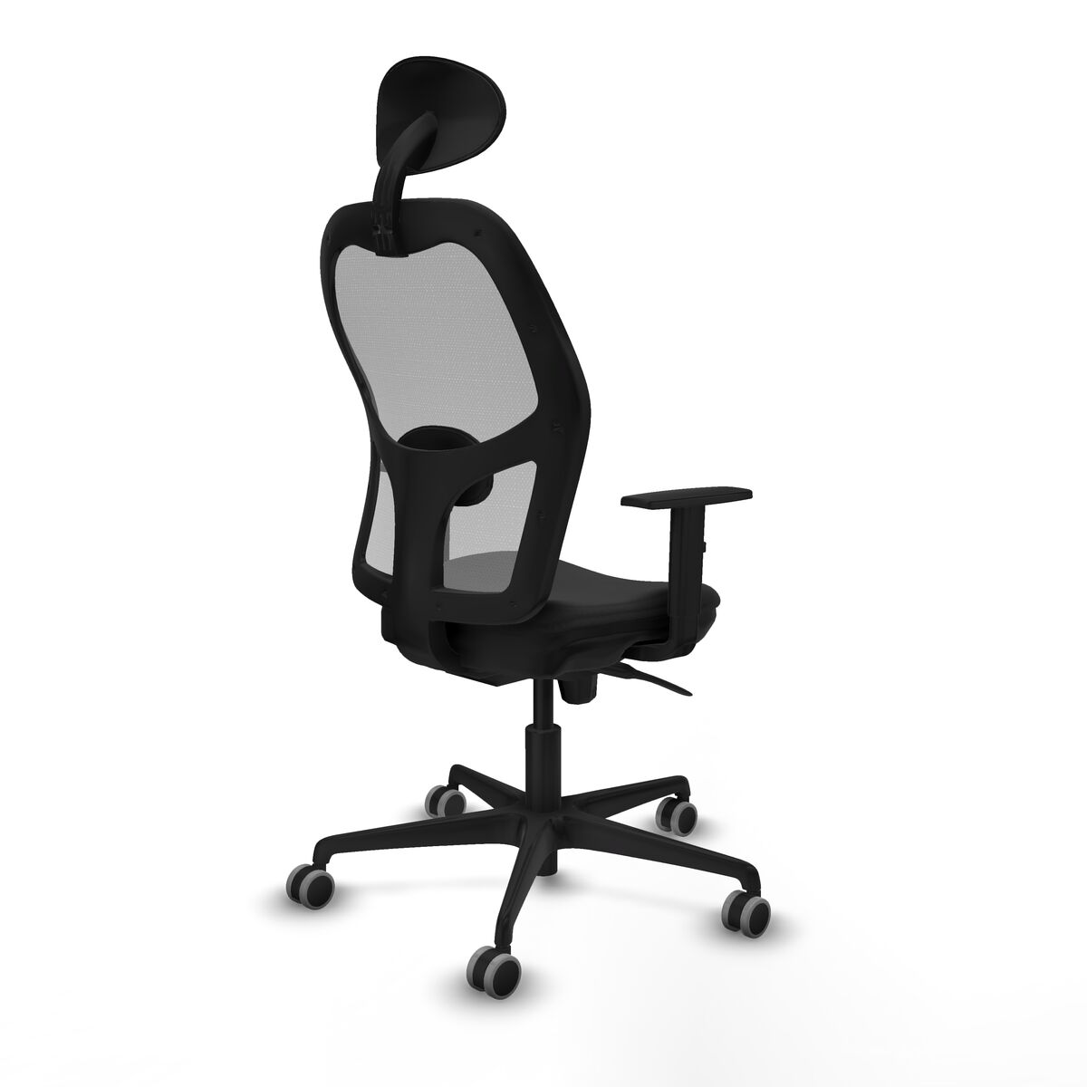 Silla de Oficina con Cabecero Jorquera Piqueras y Crespo 1D036G1 Negro