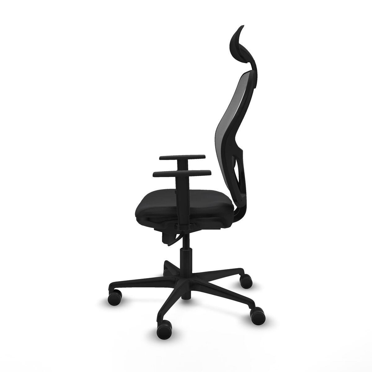 Silla de Oficina con Cabecero Jorquera Piqueras y Crespo 1D036N1 Negro