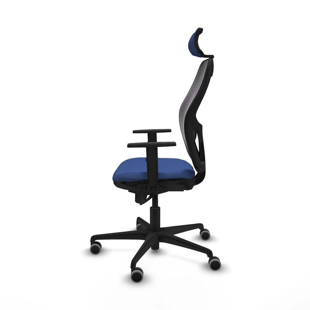 Silla de Oficina con Cabecero Jorquera Piqueras y Crespo 1D036G2 Azul marino