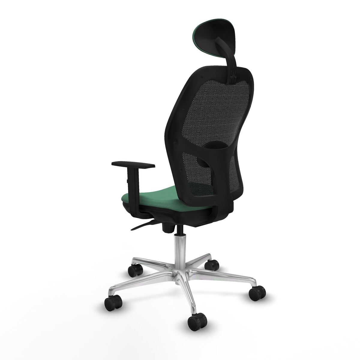 Silla de Oficina con Cabecero Jorquera Piqueras y Crespo 1D086N1 Verde Esmeralda
