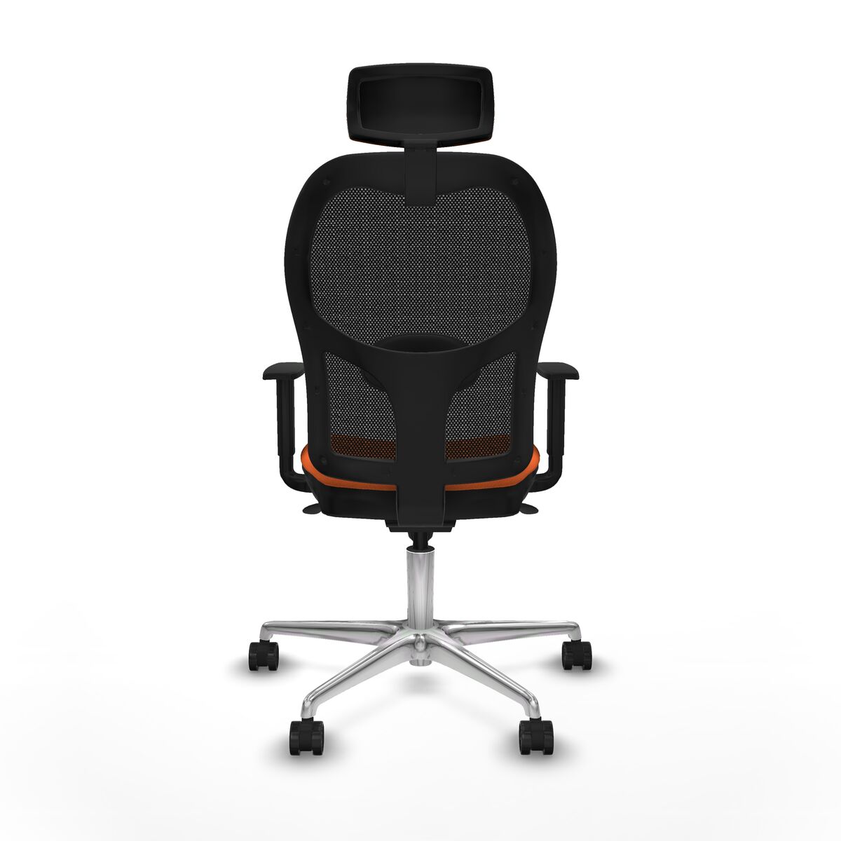 Silla de Oficina con Cabecero Jorquera Piqueras y Crespo 1D086N2 Naranja