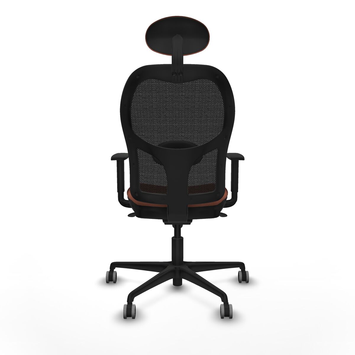 Silla de Oficina con Cabecero Jorquera Piqueras y Crespo 1D036G1 Marrón Negro