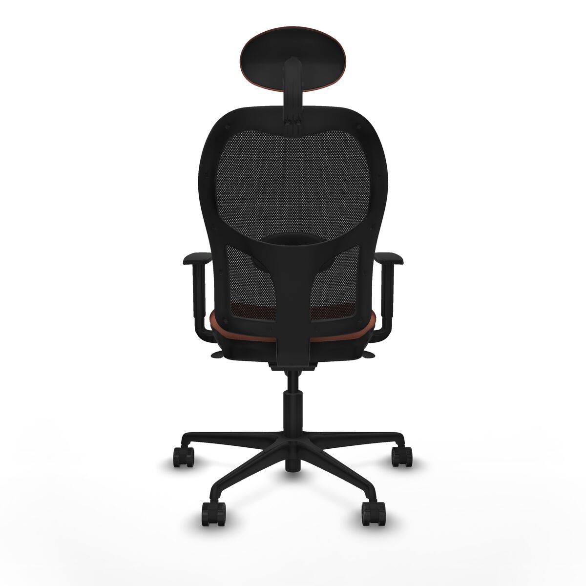 Silla de Oficina con Cabecero Jorquera Piqueras y Crespo 1D036N1 Marrón Negro