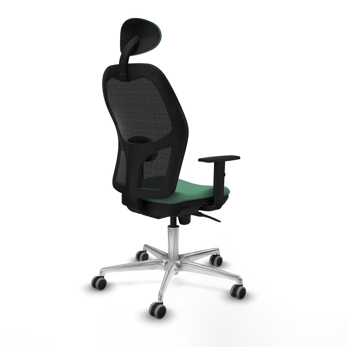 Silla de Oficina con Cabecero Jorquera Piqueras y Crespo 1D086G1 Verde Esmeralda
