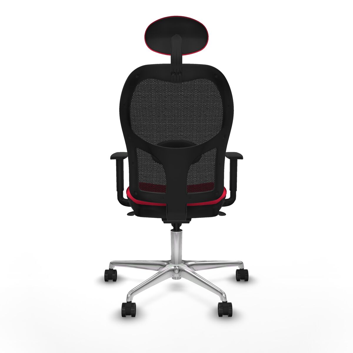 Silla de Oficina con Cabecero Jorquera Piqueras y Crespo 1D086N1 Rojo