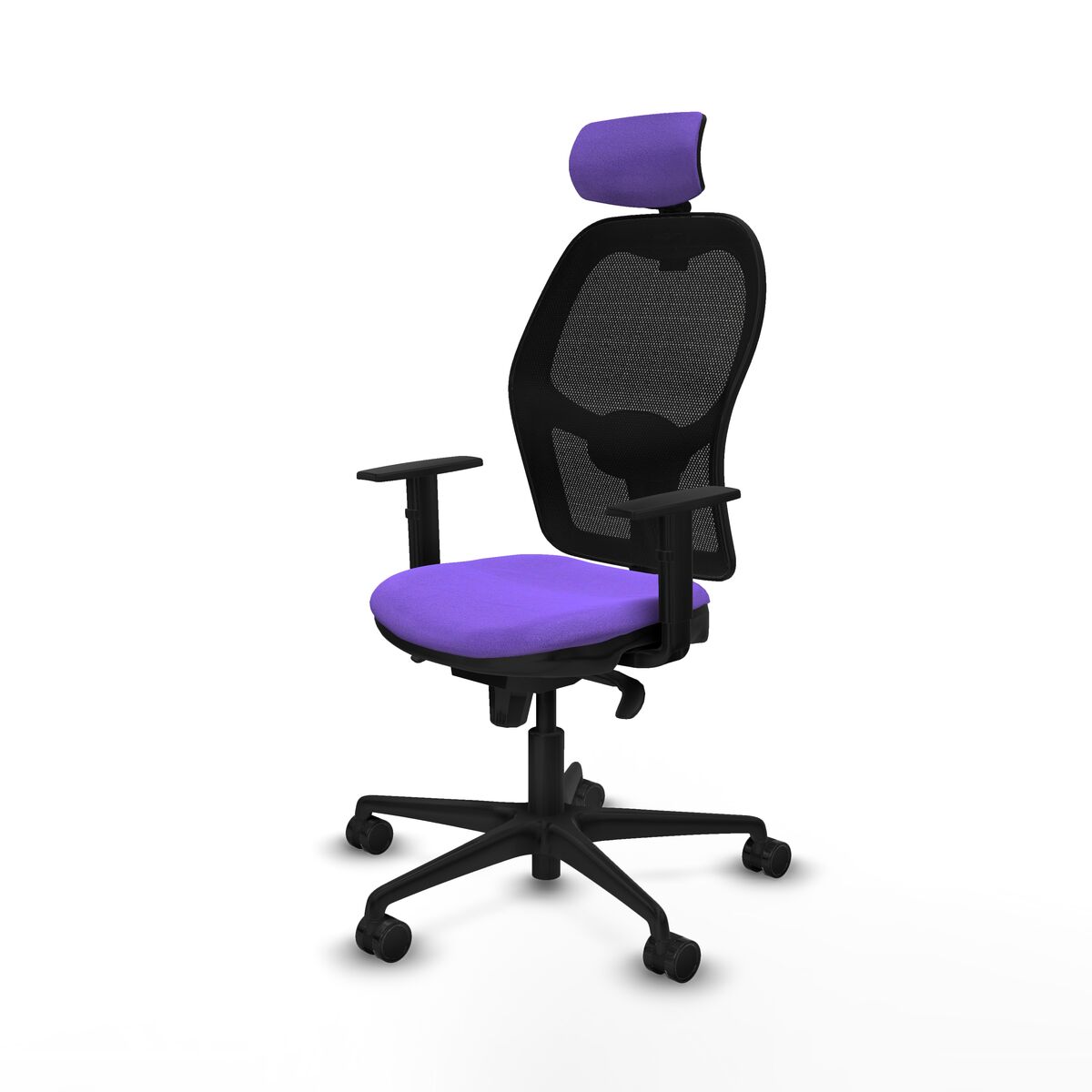 Silla de Oficina con Cabecero Jorquera Piqueras y Crespo 1D036N2 Lila