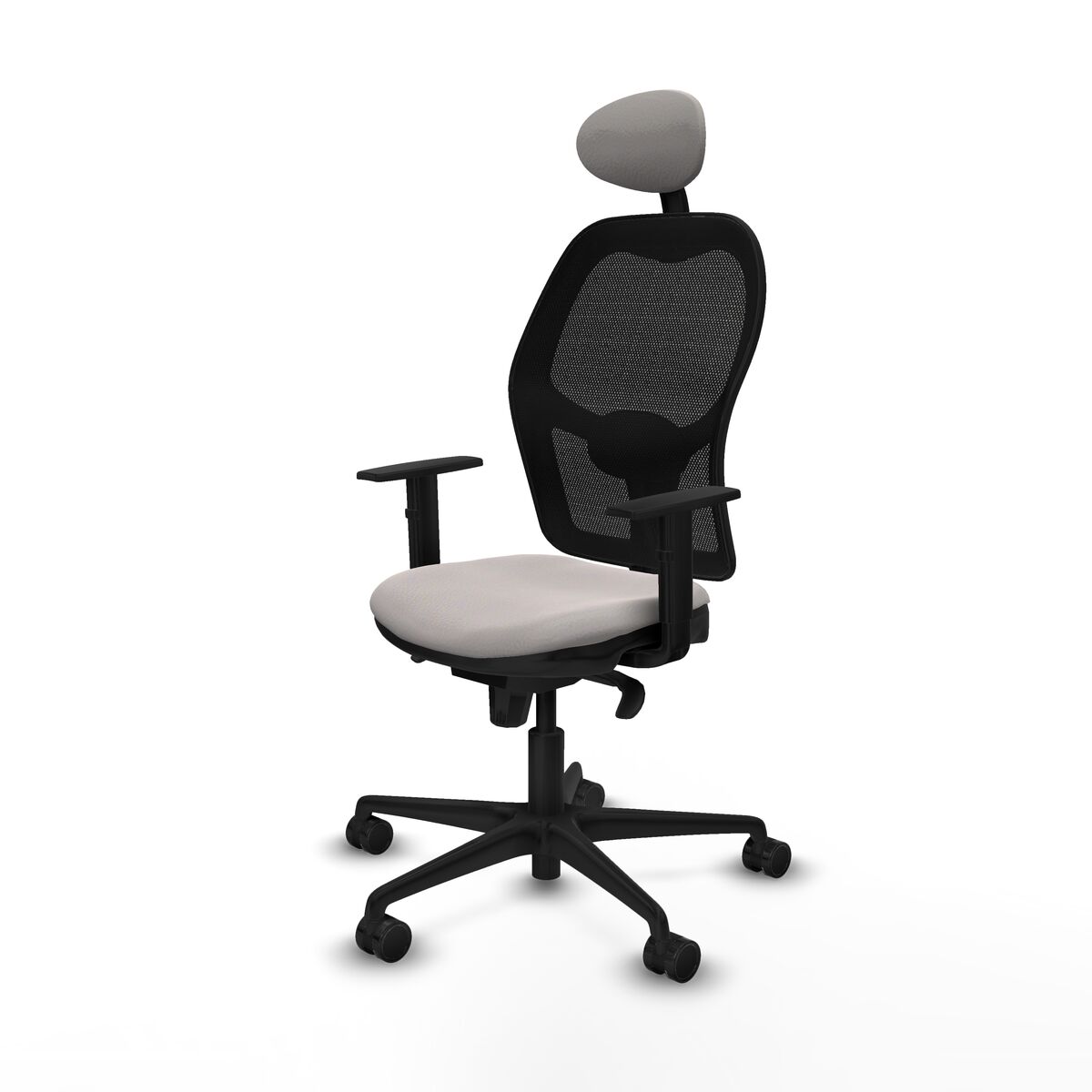 Silla de Oficina con Cabecero Jorquera Piqueras y Crespo 1D036N1 Blanco