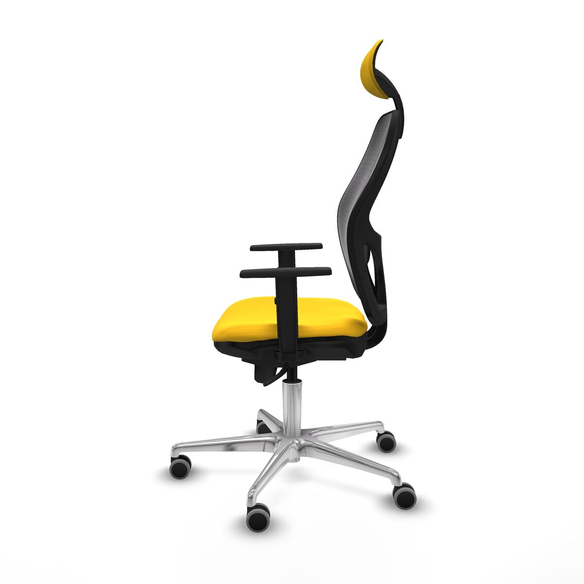Silla de Oficina con Cabecero Jorquera Piqueras y Crespo 1D086G1 Amarillo