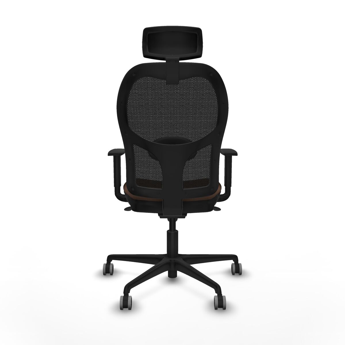 Silla de Oficina Piqueras y Crespo 1D036G2 Negro Marrón oscuro