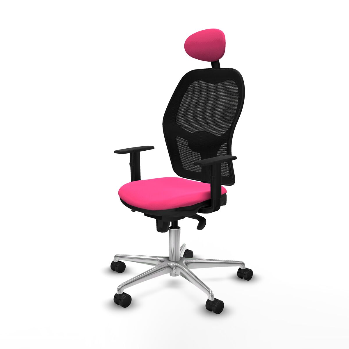 Silla de Oficina con Cabecero Jorquera Piqueras y Crespo 1D086N1 Rosa