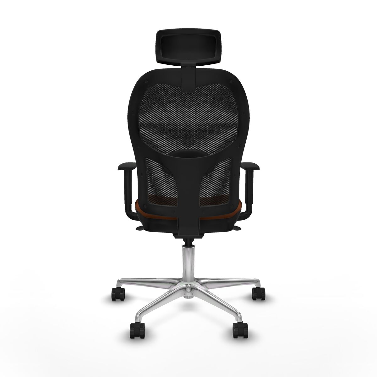 Silla de Oficina con Cabecero Jorquera Piqueras y Crespo 1D086N2 Marrón Negro