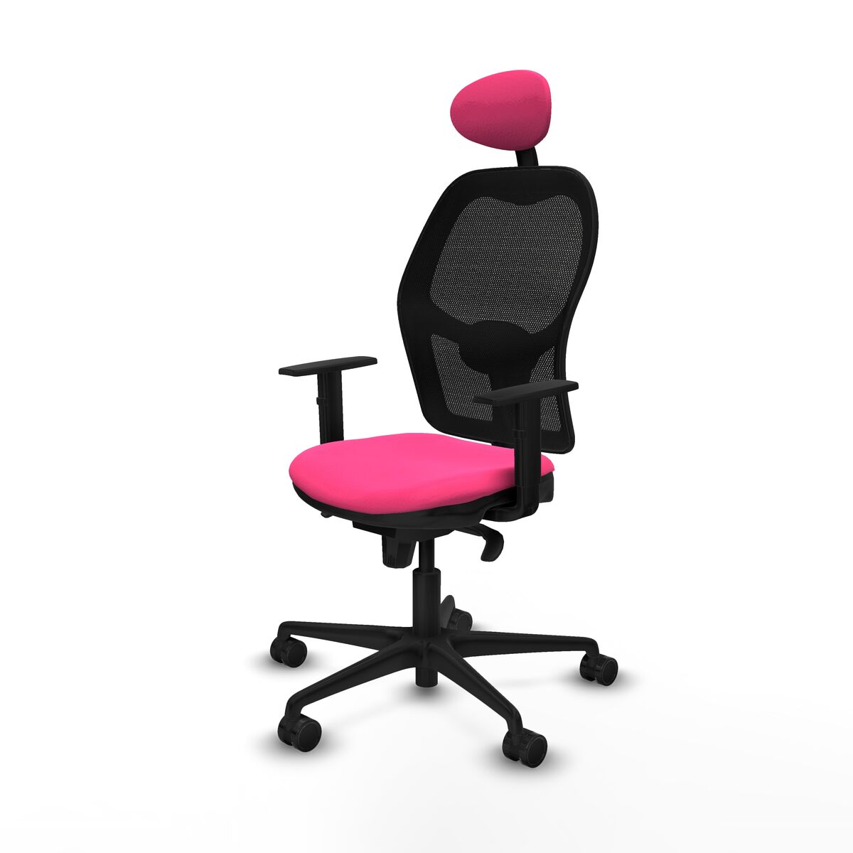 Silla de Oficina con Cabecero Jorquera Piqueras y Crespo 1D036N1 Rosa