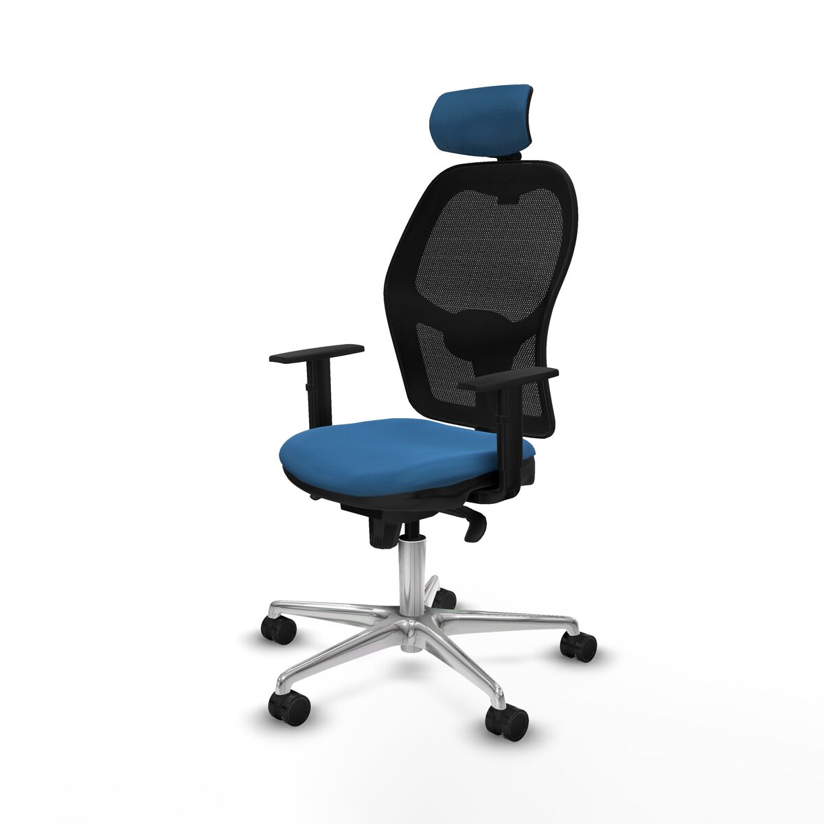 Silla de Oficina con Cabecero Jorquera Piqueras y Crespo 1D086N2 Azul claro