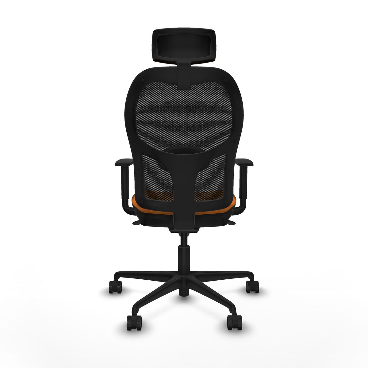 Silla de Oficina con Cabecero Jorquera Piqueras y Crespo 1D036N2 Naranja