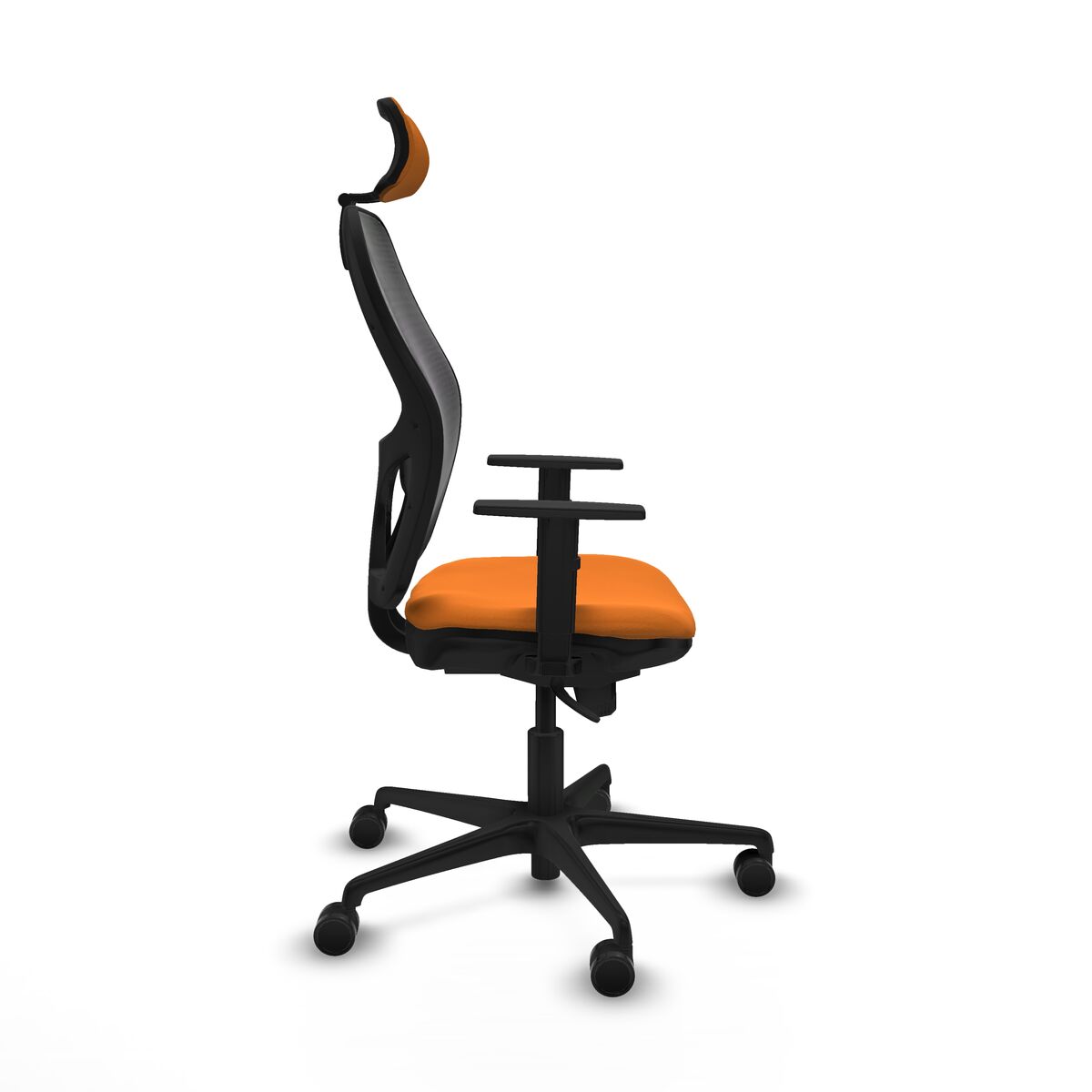 Silla de Oficina con Cabecero Jorquera Piqueras y Crespo 1D036N2 Naranja