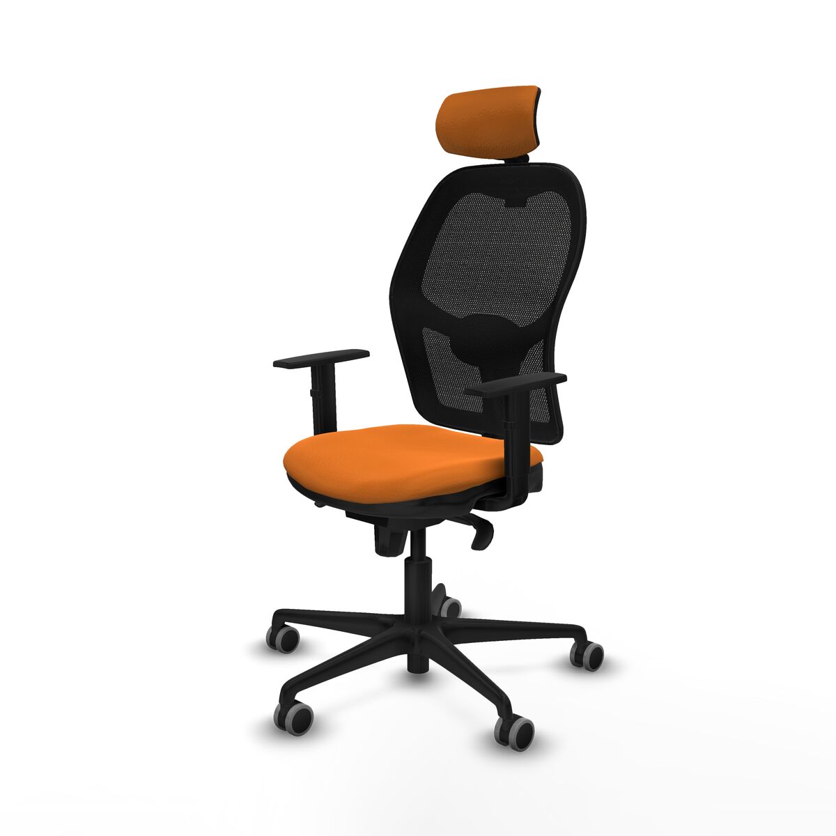 Silla de Oficina con Cabecero Jorquera Piqueras y Crespo 1D036G2 Naranja