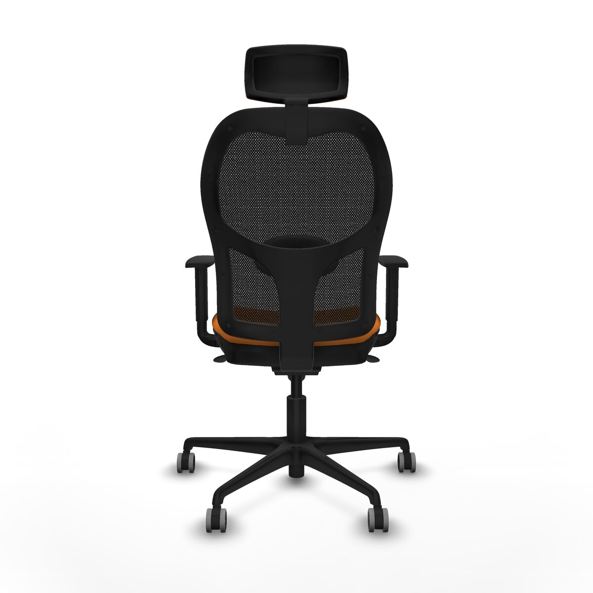 Silla de Oficina con Cabecero Jorquera Piqueras y Crespo 1D036G2 Naranja