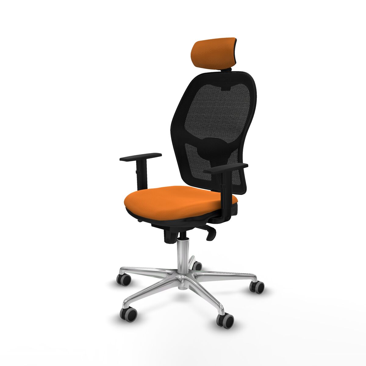 Silla de Oficina con Cabecero Jorquera Piqueras y Crespo 1D086G2 Naranja