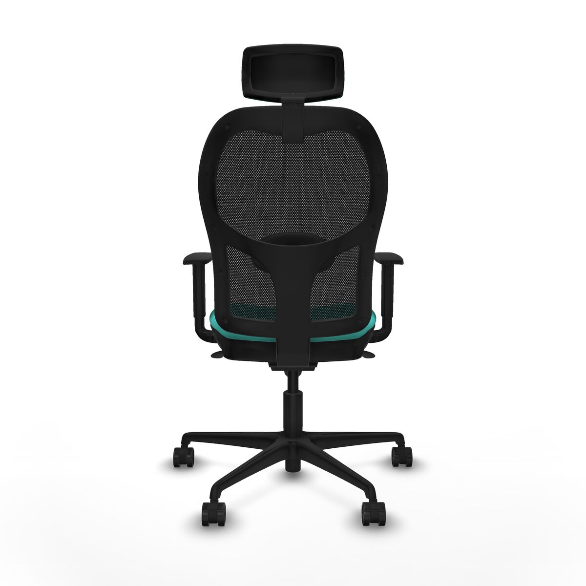 Silla de Oficina con Cabecero Jorquera Piqueras y Crespo 1D036N2 Turquesa