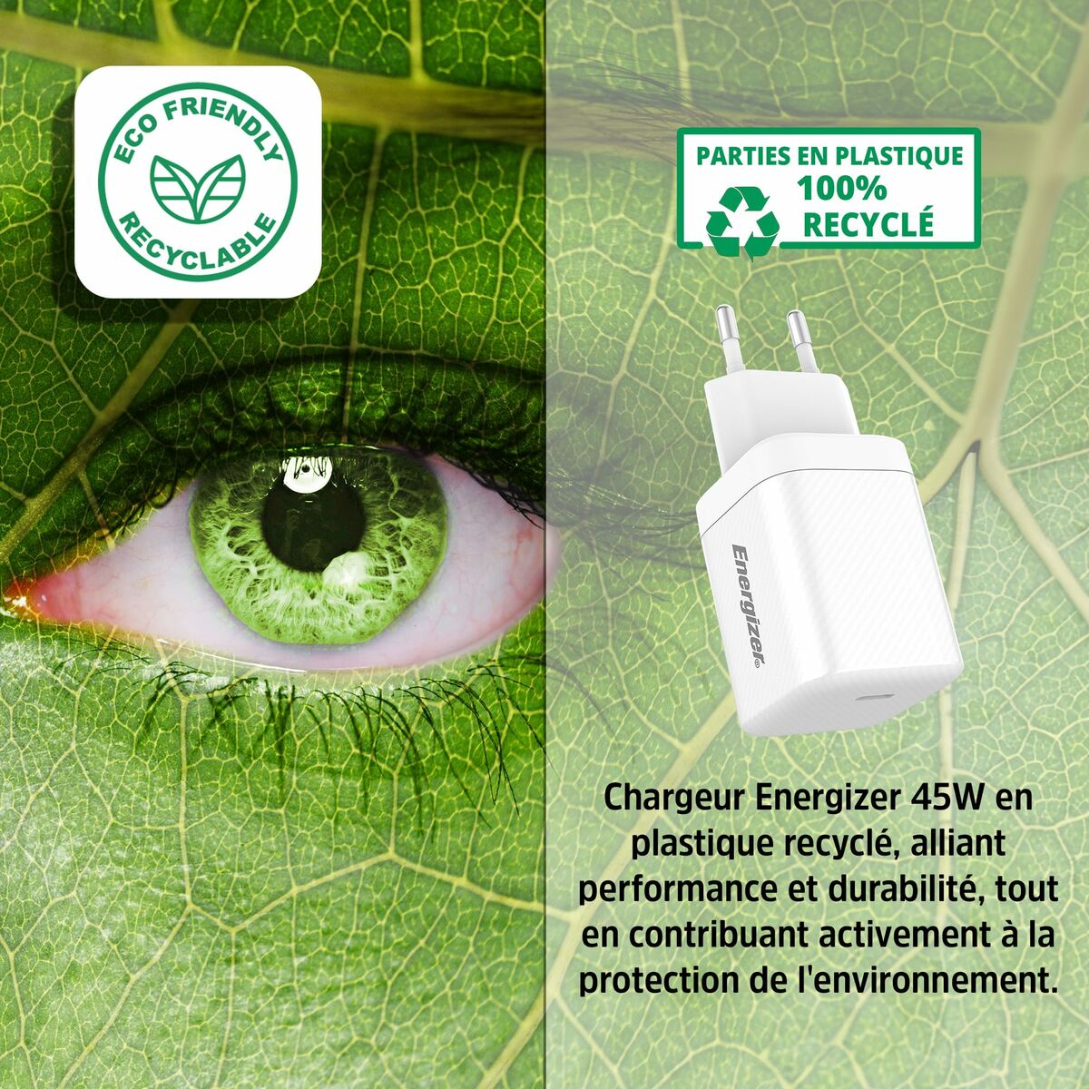 Cargador de Pared Energizer A45EU