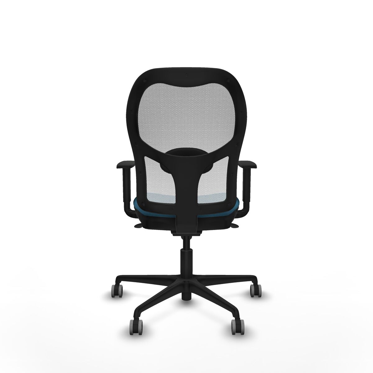 Silla de Oficina Piqueras y Crespo 1D036G0 Blanco Verde petróleo