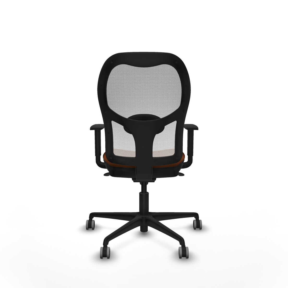 Silla de Oficina Piqueras y Crespo 1D036G0 Blanco Marrón