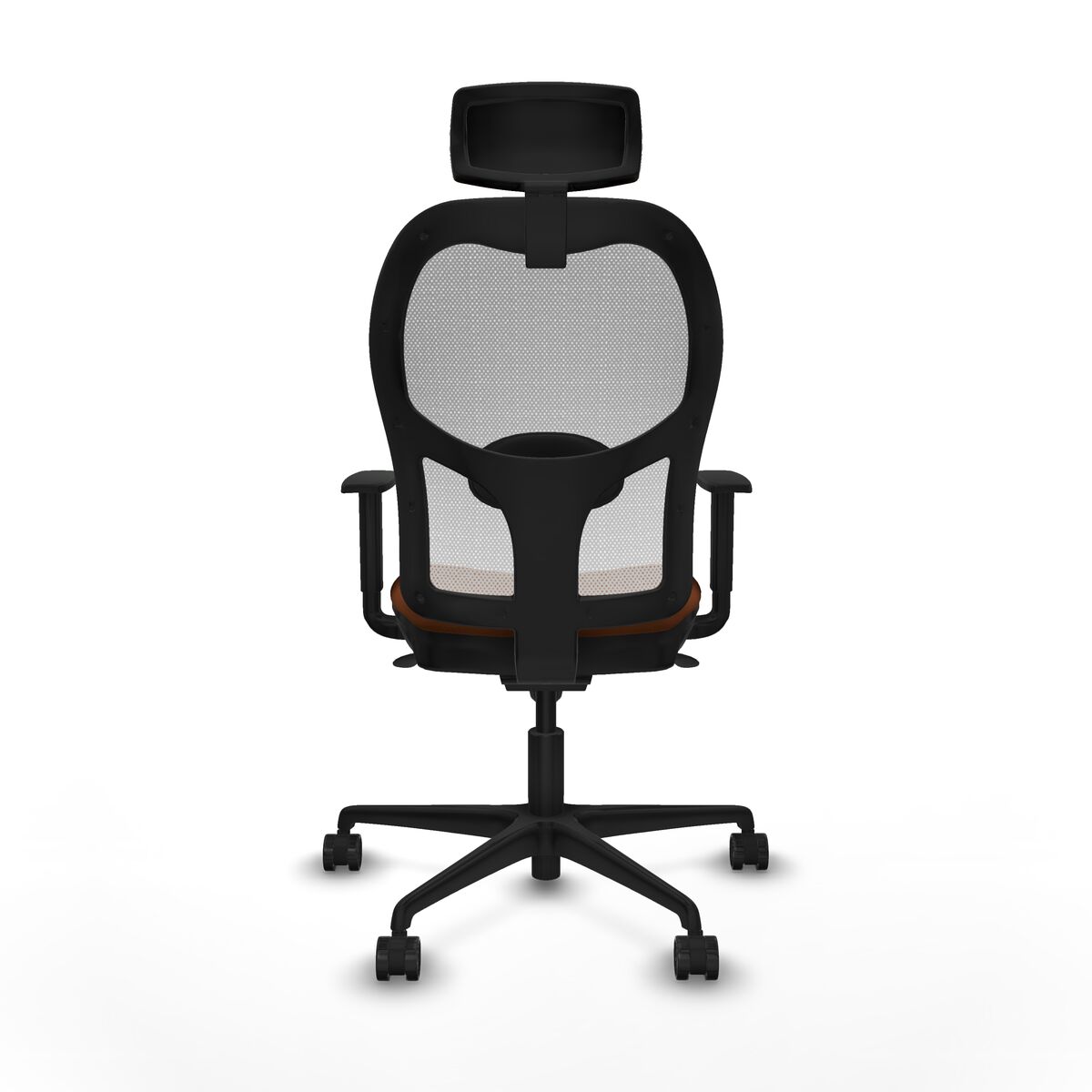 Silla de Oficina Piqueras y Crespo 1D036N2 Blanco Marrón