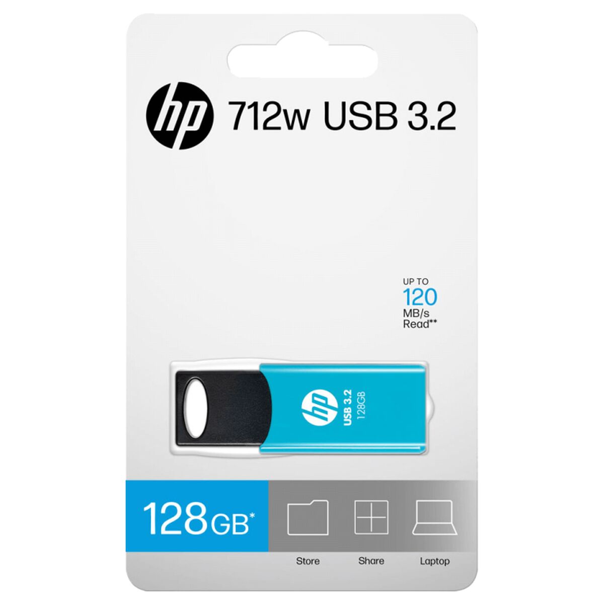 Memoria USB HP HPFD712LB-A-128