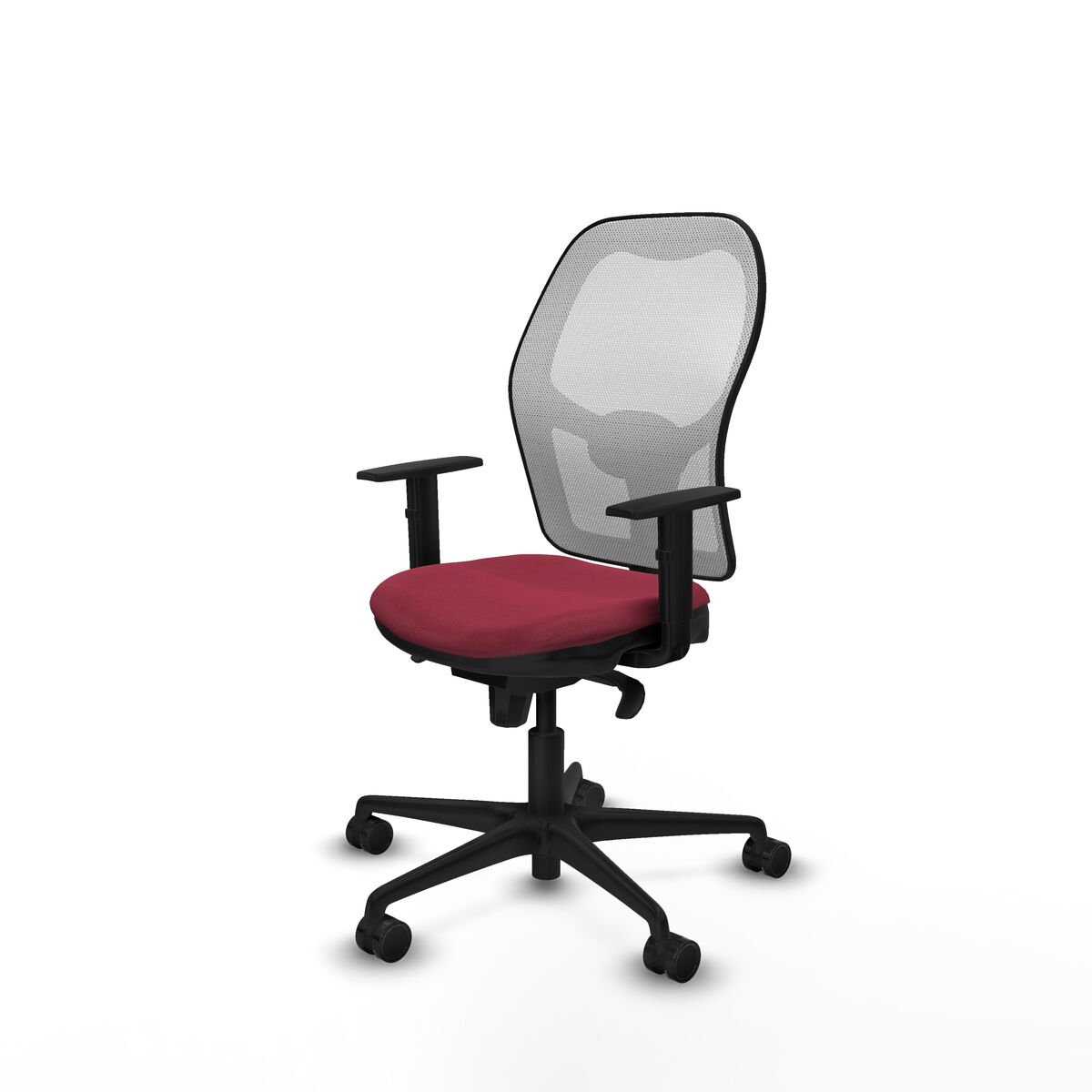 Silla de Oficina Piqueras y Crespo 1D036N0 Granate