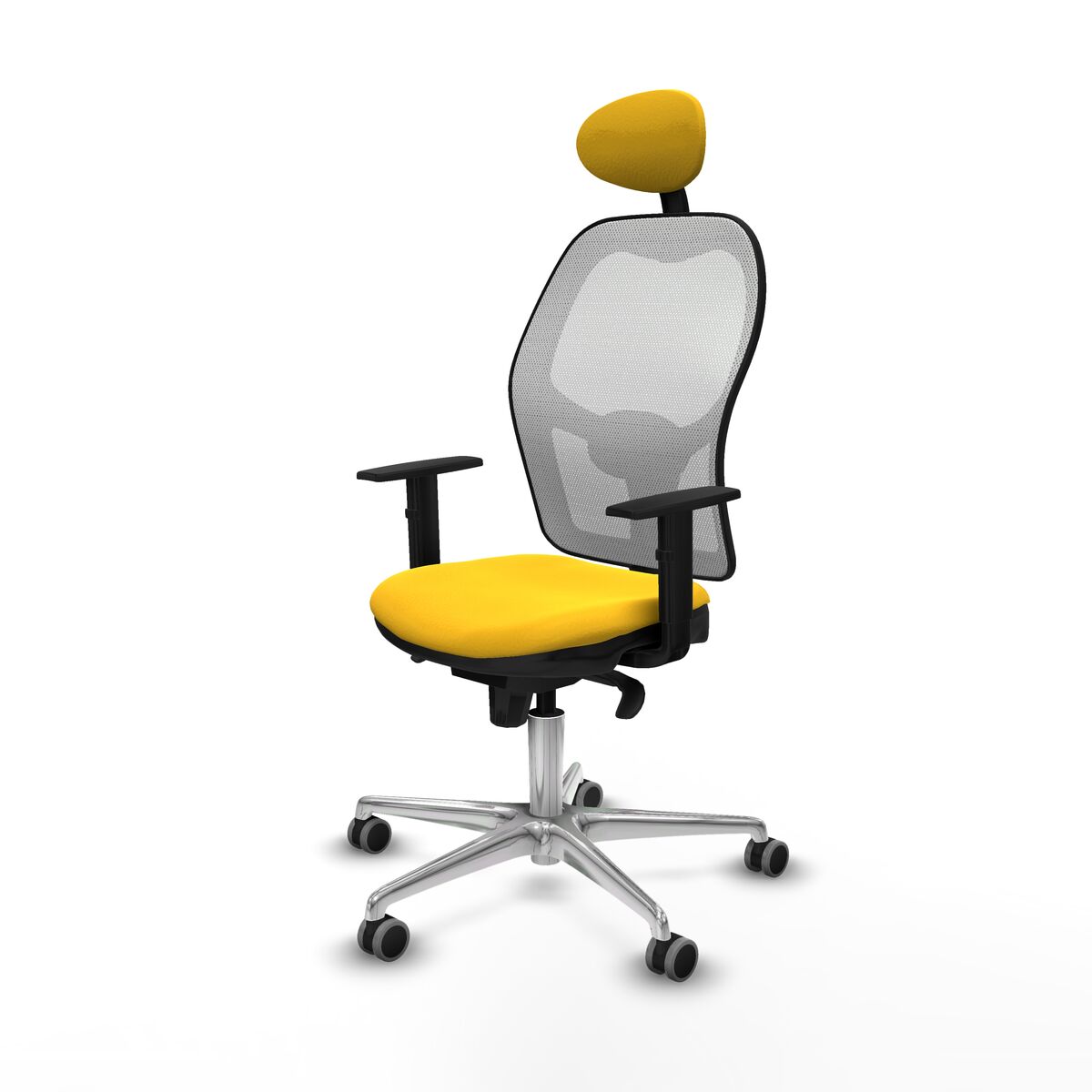 Silla de Oficina Piqueras y Crespo 1D086G1 Amarillo