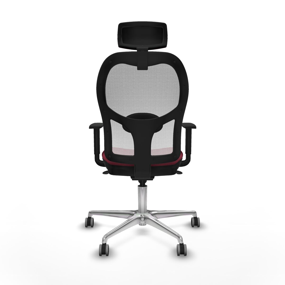 Silla de Oficina Piqueras y Crespo 1D086G2 Granate