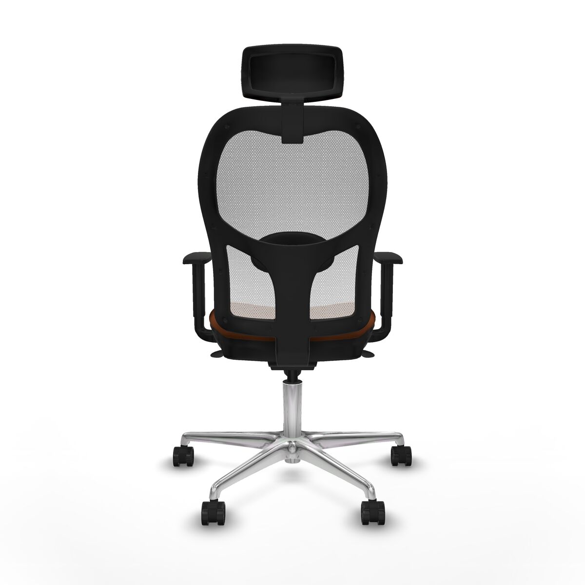 Silla de Oficina Piqueras y Crespo 1D086N2 Blanco Marrón