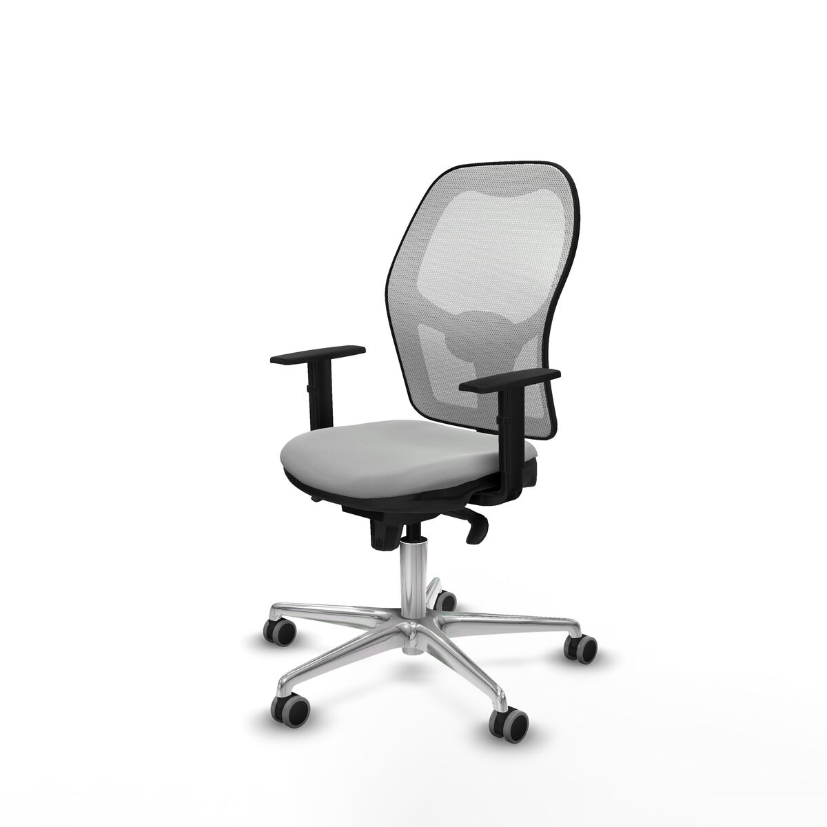 Silla de Oficina Piqueras y Crespo 1D086G0 Gris claro