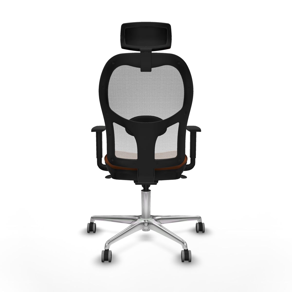 Silla de Oficina Piqueras y Crespo 1D086G2 Blanco Marrón