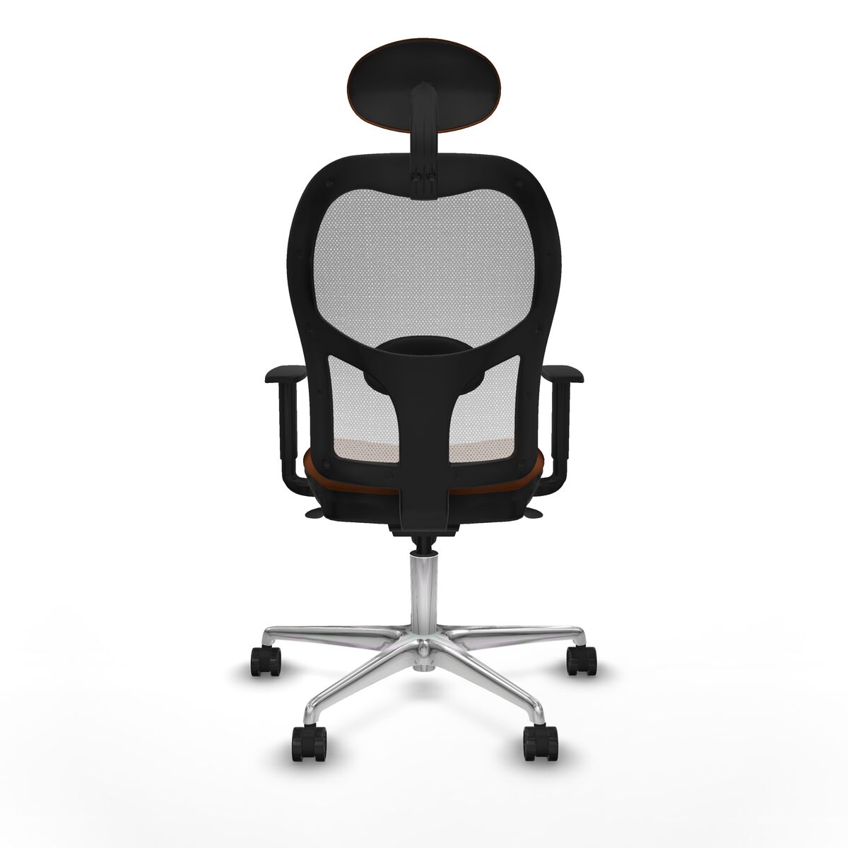 Silla de Oficina Piqueras y Crespo 1D086N1 Blanco Marrón