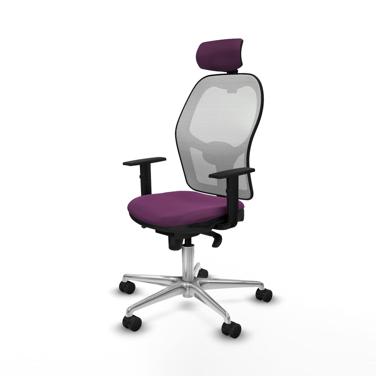 Silla de Oficina Piqueras y Crespo 1D086N2 Morado